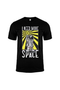 Футболка чорна Ineed more m178
