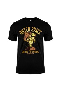 Футболка чорна Quter Space m183