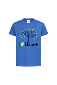 Футболка блакитна Дерево c142