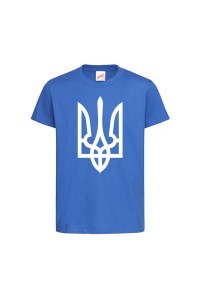 Футболка блакитна Тризуб c140